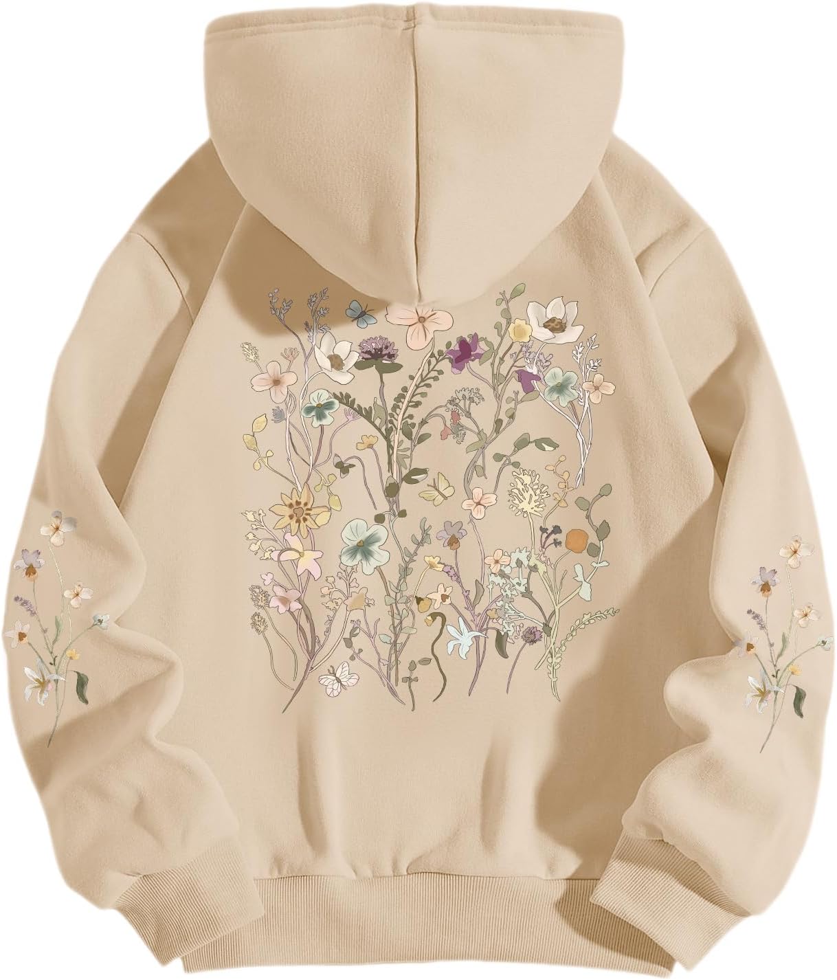 トップス Floral Motif Embroidered Sweatshirt 710kTo-E+0L._AC_SL1500_.jpg